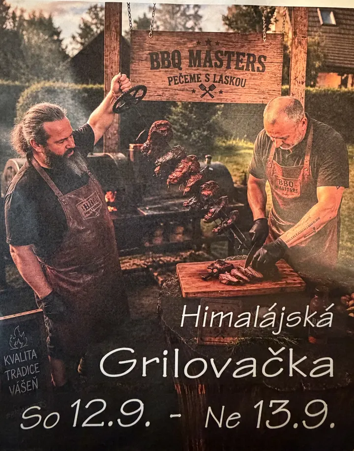 Plakát Himalájská grilovačka – BBQ Masters, sobota 12. 9. až neděle 13. 9.